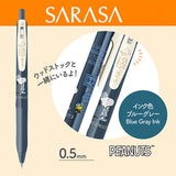 Zebra Sarasa Push Clip Gel Pen - Vintage Colour - Snoopy Limited Edition - 0.5 mm -  - Gel Pens - Bunbougu