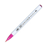 Kuretake Zig Clean Color Real Watercolor Brush Pen - Red Colour Range - 025 Pink - Brush Pens - Bunbougu