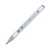 Kuretake Zig Clean Color Real Watercolor Brush Pen - Black/Grey Colour Range - 091 Light Grey - Brush Pens - Bunbougu