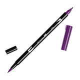 Tombow ABT Dual Brush Pen - Violet Color Range (603 - 685) - 679 Dark Plum - Brush Pens - Bunbougu