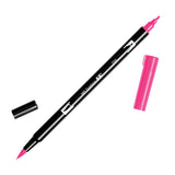 Tombow ABT Dual Brush Pen - Pink Colour Range (703 - 772) - 755 Rubine Red - Brush Pens - Bunbougu