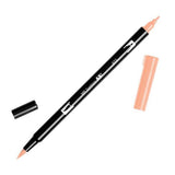 Tombow ABT Dual Brush Pen - Red Color Range 2 (873 - 925) - 873 Coral - Brush Pens - Bunbougu