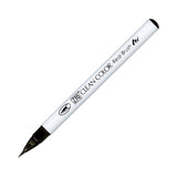 Kuretake Zig Clean Color Real Watercolor Brush Pen - Black/Grey Colour Range - 902 Natural Grey - Brush Pens - Bunbougu