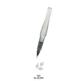 Kuretake Zig Wink of Stella Glitter Brush Pen - Glitter Silver - Brush Pens - Bunbougu