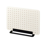 King Jim Peggy Standing Pegboard Shelf System - Off White