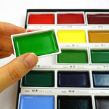 Kuretake Gansai Tambi Watercolour Set - 12 New Colour Set -  - Watercolours - Bunbougu