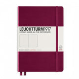 Leuchtturm1917 Medium Hardcover Notebook - Dotted - Port Red - A5 -  - Notebooks - Bunbougu