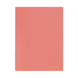 Maruman Septcouleur Soft Cover Notebook - 3 mm Grid - Spicy Coral Pink - A5