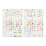 Midori Diary with Stickers - 7 mm Ruled - Beige - A5 -  - Diaries & Planners - Bunbougu