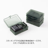 Midori Paintable Rotating Stamp - Stackable Storage Case -  - Stationery Organisers & Storage - Bunbougu
