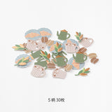 Midori Paper Craft Museum Decoration Sticker - Cafe -  - Planner Stickers - Bunbougu
