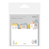 Midori Sticky Notes - Die Cut - Town -  - Sticky Notes - Bunbougu