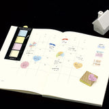 Midori Writing Marker Monthly Block Sticky Notes - Speech Bubble -  - Sticky Notes - Bunbougu