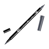 Tombow ABT Dual Brush Pen - Black/Grey Colour Range - N45 Cool Grey10 - Brush Pens - Bunbougu