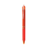 Pilot FriXion Ball Knock Retractable Gel Pen - 0.5 mm - Orange - Gel Pens - Bunbougu
