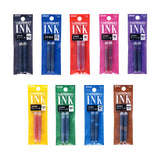Platinum Ink Cartridges - 2 Cartridges - For Fountain Pen and Marker -  - Ink Cartridges - Bunbougu