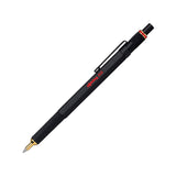 Rotring 800 Ballpoint Pen - Black Ink - Black Body - 1.0 mm