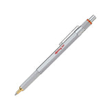 Rotring 800 Ballpoint Pen - Black Ink - Silver Body - 1.0 mm -  - Ballpoint Pens - Bunbougu