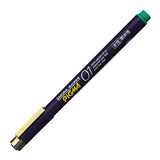 Sakura Pigma Micron ESDK Fineliner Pen - Green - Size 01 - 0.25 mm -  - Felt Tip Pens - Bunbougu