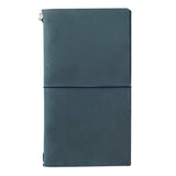 Traveler's Company Traveler's Notebook Starter Kit - Blue Leather - Regular Size