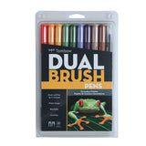 Tombow ABT Dual Brush Pen - 10 Colour Set - Secondary