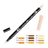 Tombow ABT Dual Brush Pen - Orange Colour Range (933 - 993)