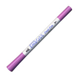 Tsukineko Emboss Clear Embossing Double-sided Pen - Bullet Tip/Chisel Tip - Lilac - Markers - Bunbougu