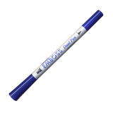 Tsukineko Emboss Clear Embossing Double-sided Pen - Bullet Tip/Chisel Tip - Ultramarine - Markers - Bunbougu