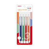 Zebra Sarasa Nano Gel Pen - 4 Colour Set - Passion - 0.3 mm