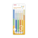 Zebra Sarasa Nano Gel Pen - 4 Colour Set - Relax - 0.3 mm