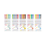 Zebra Mildliner Double-Sided Brush Pen - Fine Bullet Tip/Brush Tip - 5 Colour Set - 25 Colour Full Set - Brush Pens - Bunbougu