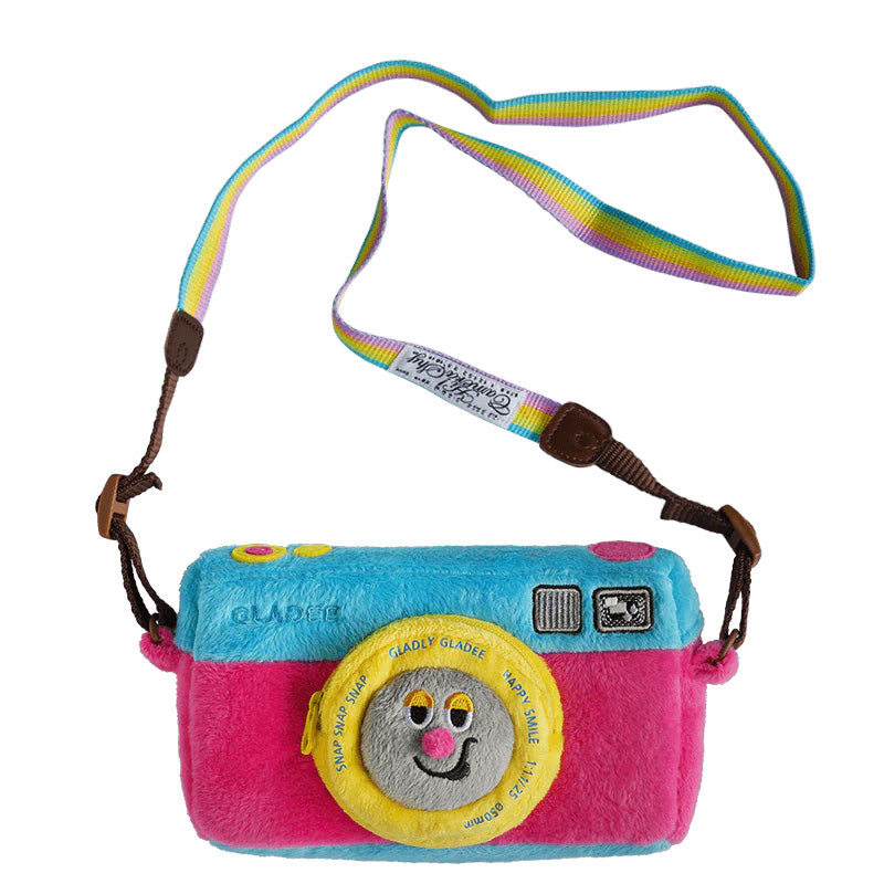 Gladee Jumbo Camera Pouch with Strap - Colourful - - Pencil Case & Pouch - Bunbougu