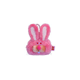Gladee Mini Pouch Case for AirPods, Coins & Accessories - Whiskers Pink Rabbit