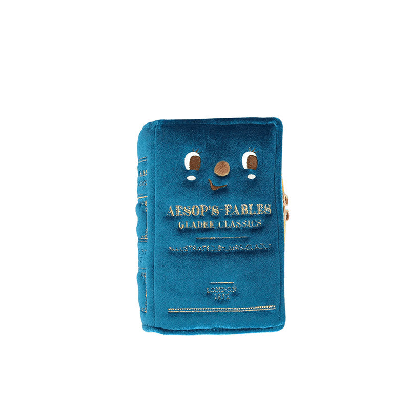 Gladee Old Book Pen Pouch - Blue - - Pencil Case & Pouch - Bunbougu