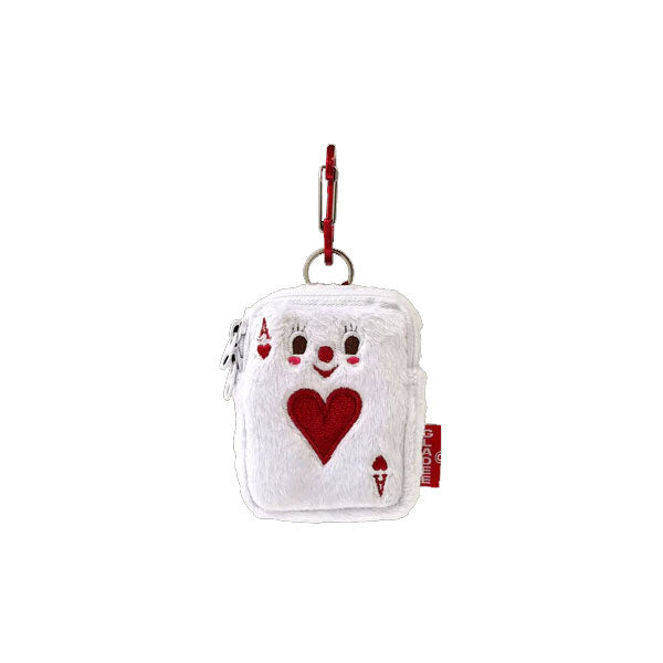 Gladee Mini Pouch Case for AirPods, Coins & Accessories - Playing Cards
