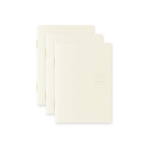 Midori MD Notebook Light - Grid - A7 - Pack of 3 - - Notebooks - Bunbougu