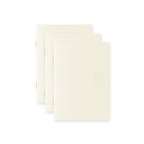 Midori MD Notebook Light - Grid - A7 - Pack of 3 - - Notebooks - Bunbougu