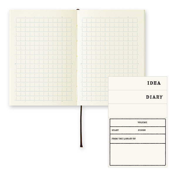 Midori MD Notebook - Grid - A7 - - Notebooks - Bunbougu