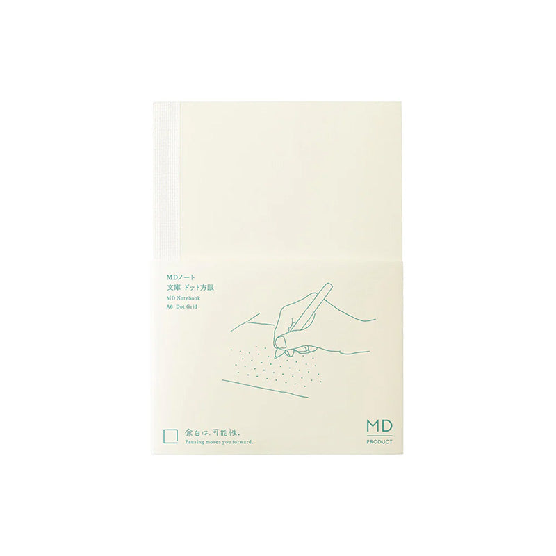 Midori MD Notebook - Dot Grid - A6 - - Notebooks - Bunbougu
