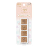 Midori Yuru Log Paintable Stamp - Pre-Inked Type - Geometry - - Planner Stamps & Ink Pads - Bunbougu