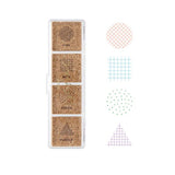 Midori Yuru Log Paintable Stamp - Pre-Inked Type - Geometry - - Planner Stamps & Ink Pads - Bunbougu
