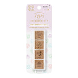 Midori Yuru Log Paintable Stamp - Pre-Inked Type - Sweets - - Planner Stamps & Ink Pads - Bunbougu