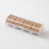 Midori Yuru Log Paintable Stamp - Pre-Inked Type - Sweets - - Planner Stamps & Ink Pads - Bunbougu