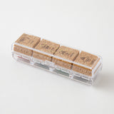 Midori Yuru Log Paintable Stamp - Pre-Inked Type - Cafe - - Planner Stamps & Ink Pads - Bunbougu