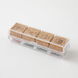Midori Yuru Log Paintable Stamp - Pre-Inked Type - Daily Life - - Planner Stamps & Ink Pads - Bunbougu