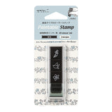 Midori Paintable Stamp Roller - Plant - - Planner Stamps & Ink Pads - Bunbougu