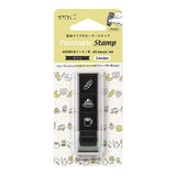 Midori Paintable Stamp Roller - Cafe - - Planner Stamps & Ink Pads - Bunbougu
