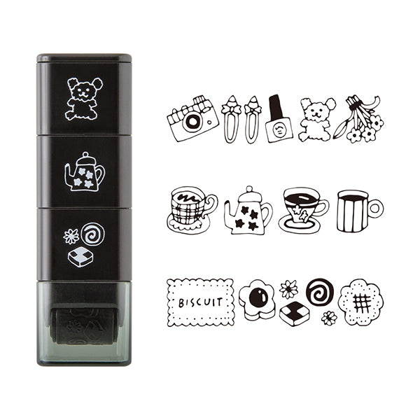 Midori Paintable Stamp Roller - Motif - - Planner Stamps & Ink Pads - Bunbougu