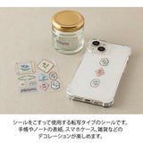 Midori Glossy Transfer Sticker for Decoration - Floral - - Planner Stickers - Bunbougu