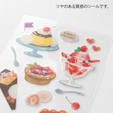 Midori Glossy Transfer Sticker for Decoration - Snack - - Planner Stickers - Bunbougu